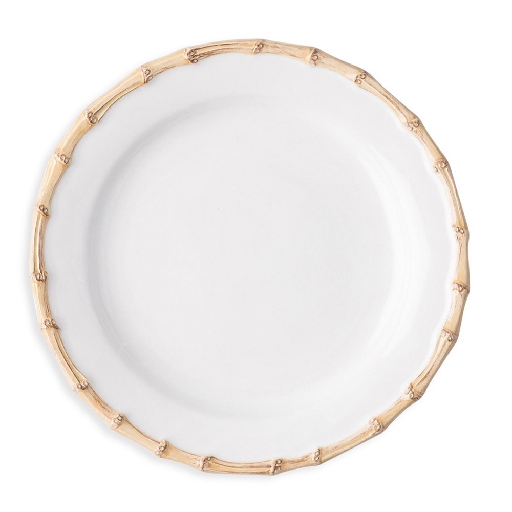 NIB Juliska Bamboo Side/Cocktail Plate - Set of 4 - retails at $28 each!